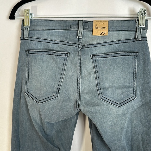 Current/Elliott Blue Ankle Skinny Jeans NWT - Picture 8 of 11